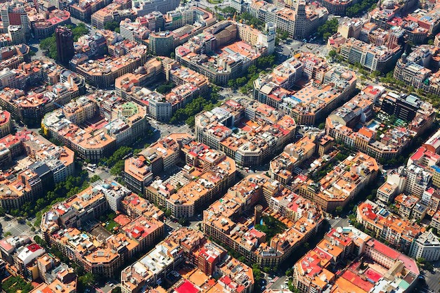 Vista aérea de Barcelona